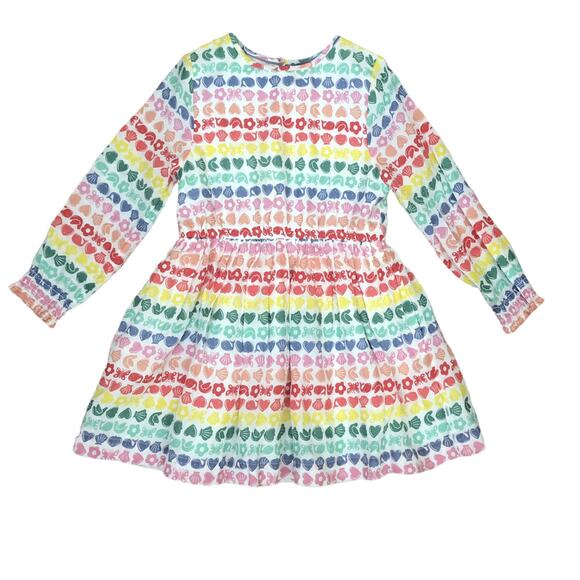 Boden (5|6y)  Rainbow Seaside Print Dress - Picture 1 of 8